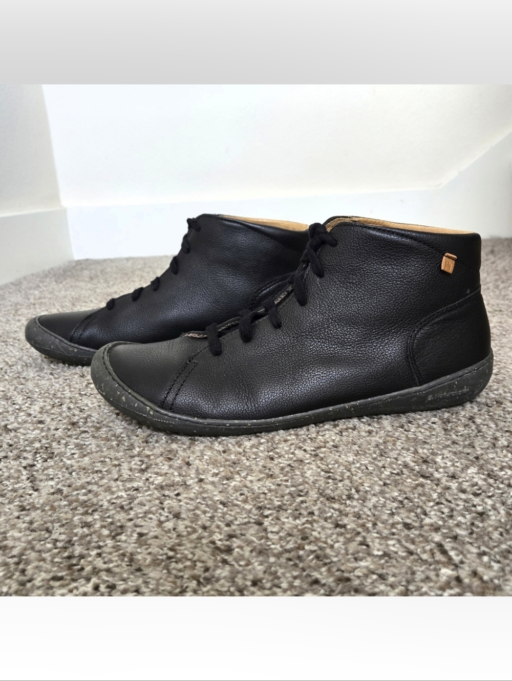 El Naturalista Pawikan Ankle Boot Unisex Sz 42 M9/W11 Lace Up Black